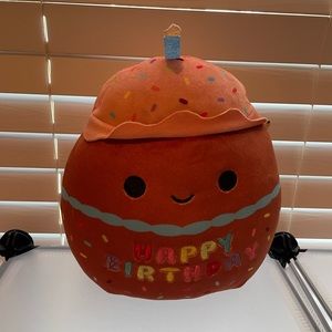 8” happy birthday cupcake squishmallow